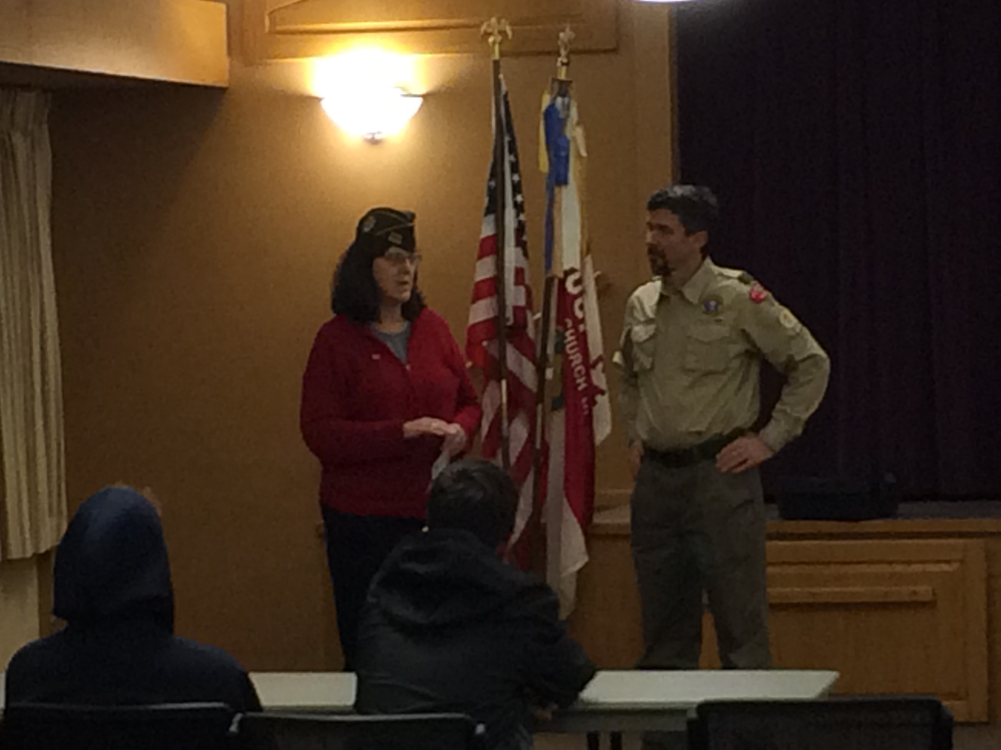 Boy scout donation